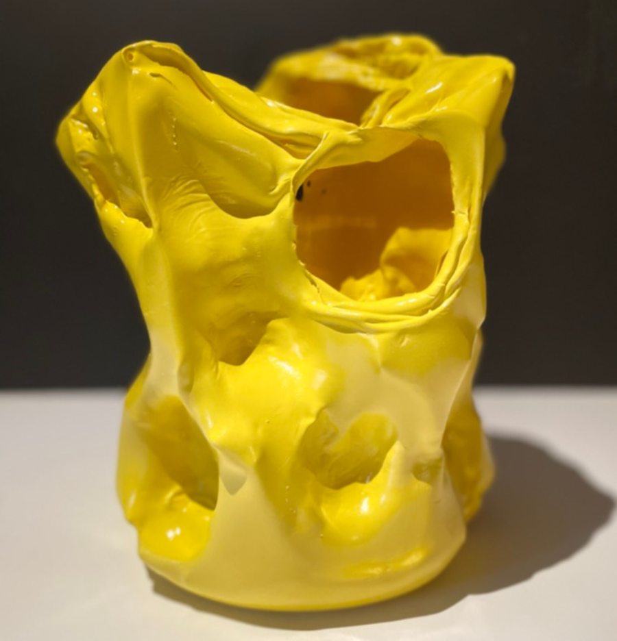 Furyu II, an Ikebana vessel made from recycled plastic